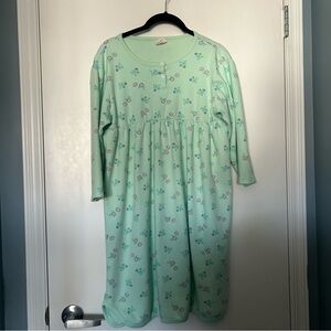 Boobaby Organics Mid-length Quarter Sleeve Floral Baby Doll Night Dress